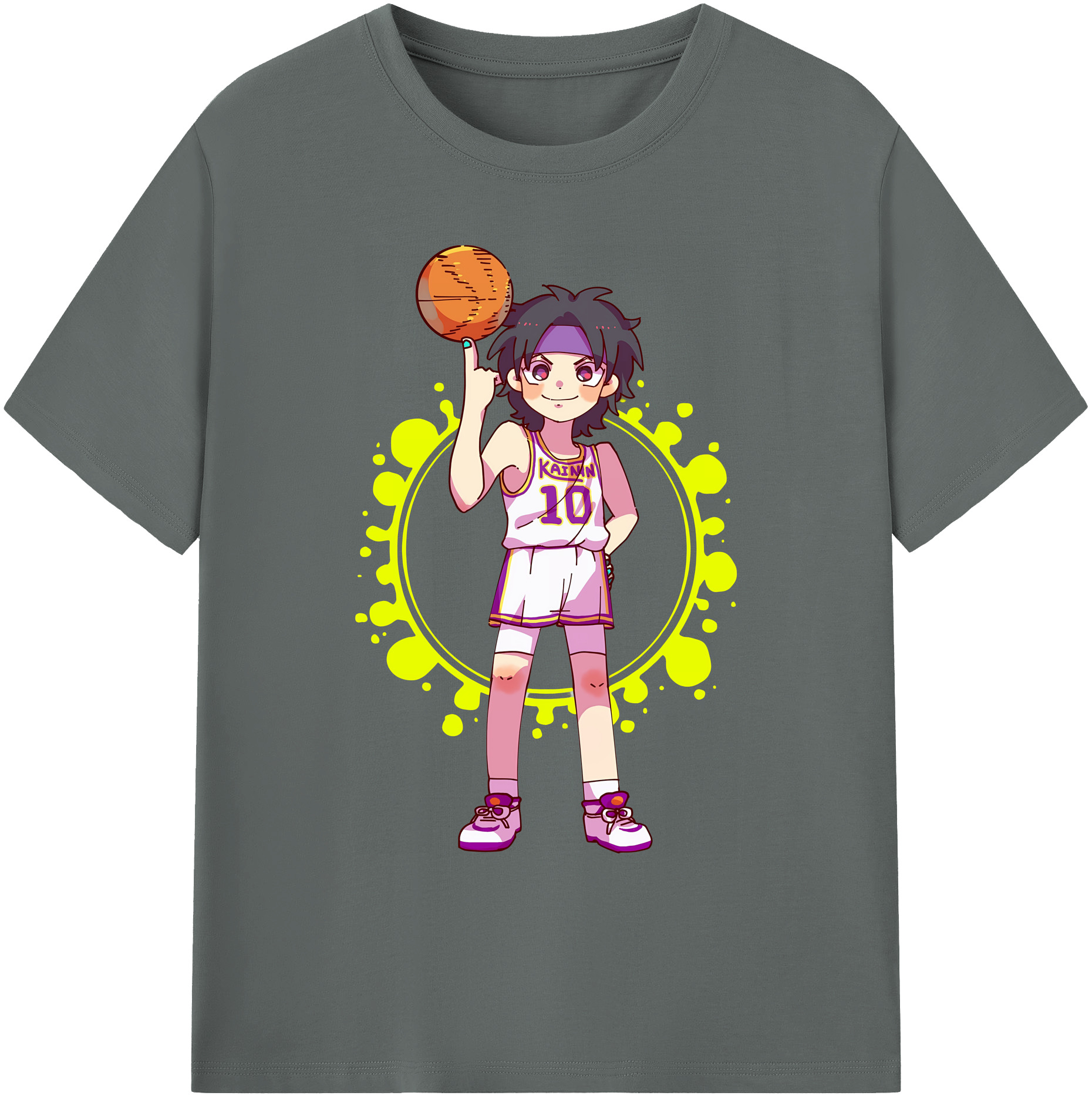 （画像用） SLAM DUNK／スラムダンク 綿100％ メンズ半袖Tシャツ｜肌触りやわらか＆通気性